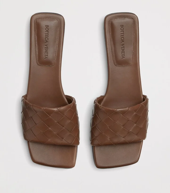 Bottega Veneta Leather Parco Mules - Image 4