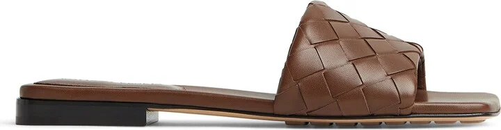 Bottega Veneta Leather Parco Mules