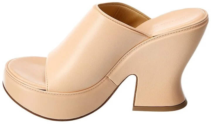 Bottega Veneta Leather Platform Sandal - Image 2