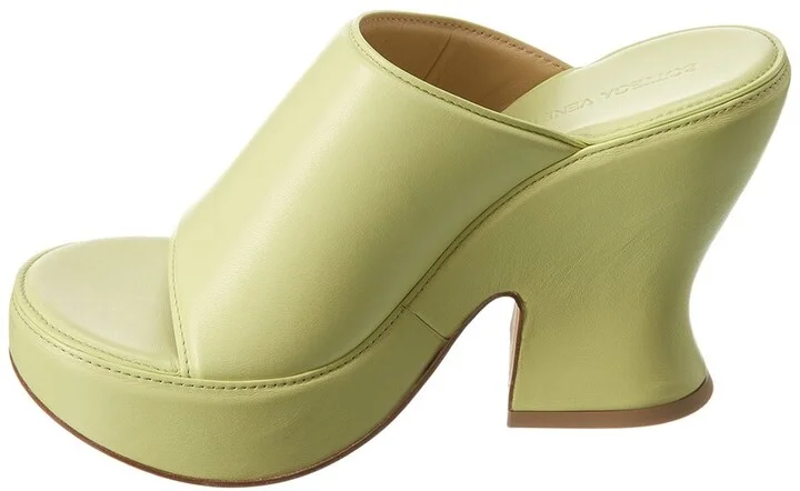 Bottega Veneta Leather Platform Sandal - Image 2