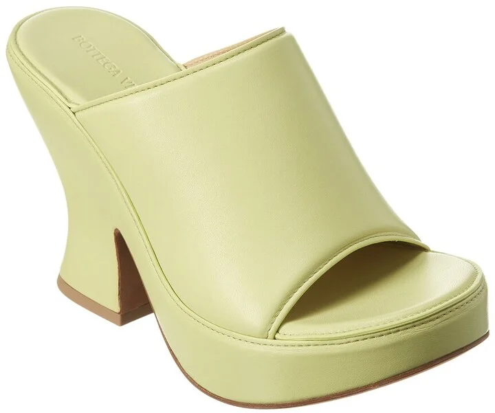 Bottega Veneta Leather Platform Sandal