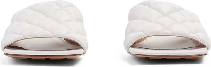 Bottega Veneta Leather Quilted Mules 45 - Image 2