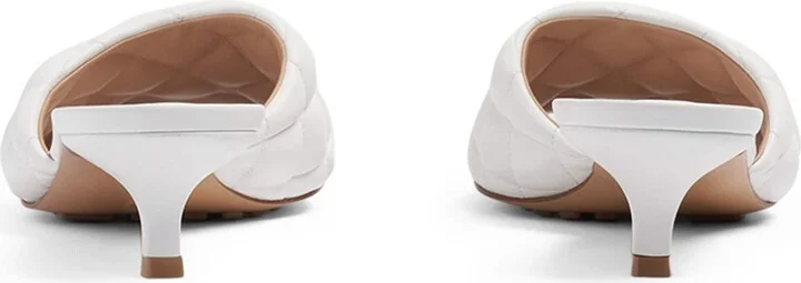 Bottega Veneta Leather Quilted Mules 45 - Image 4