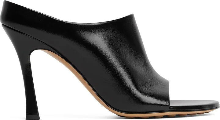 Bottega Veneta Leather Rana Mules 90