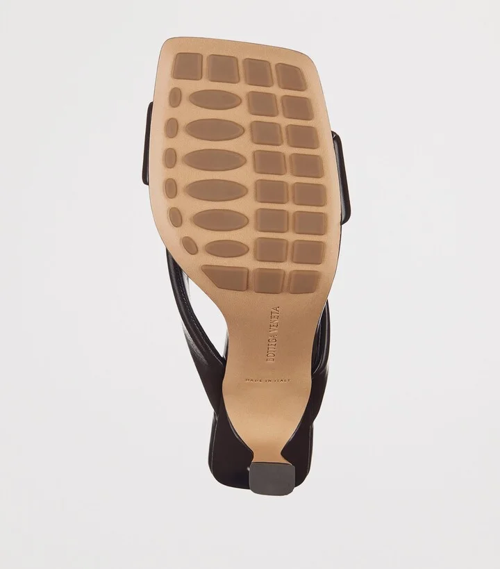 Bottega Veneta Leather Riva Mules 90 - Image 5