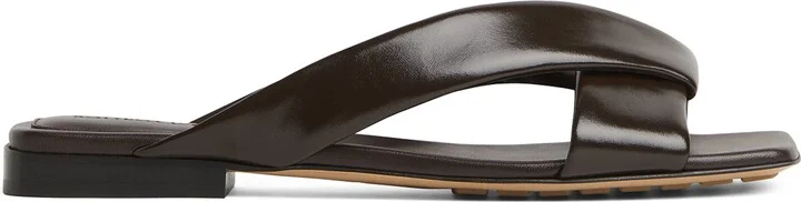 Bottega Veneta Leather Riva Mules