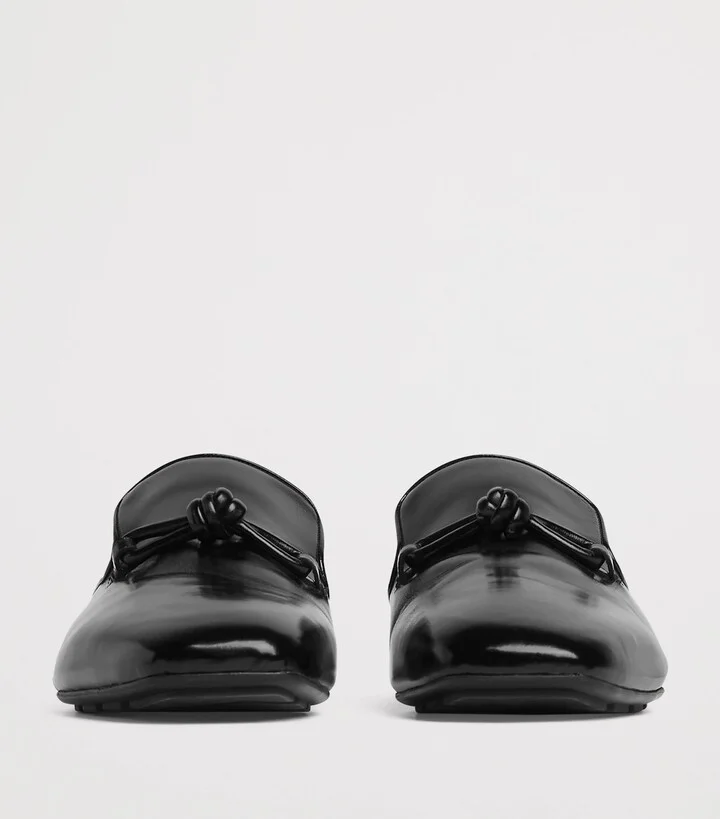 Bottega Veneta Leather Roma Slippers - Image 3