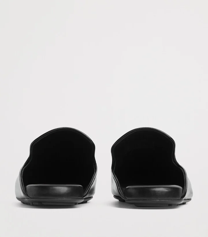 Bottega Veneta Leather Roma Slippers - Image 4