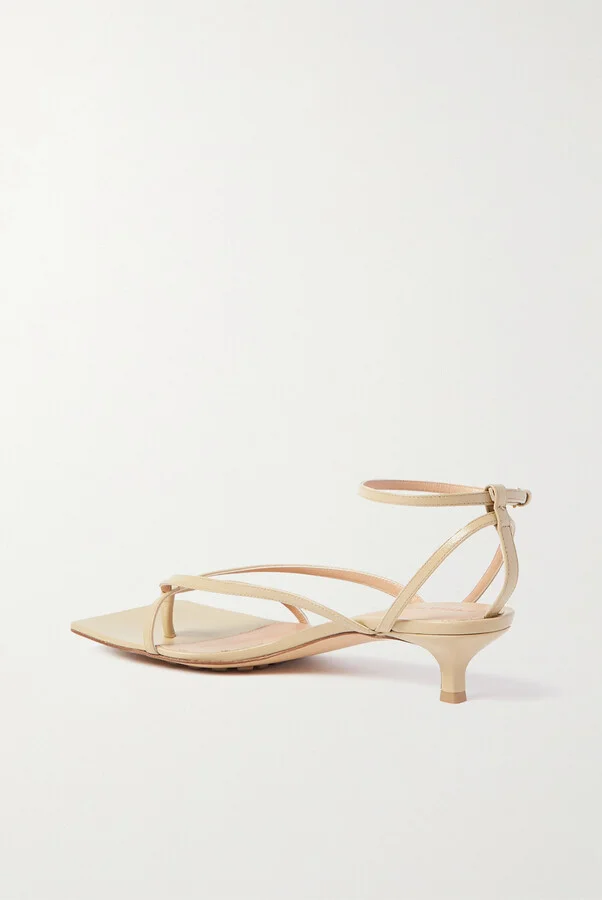 Bottega Veneta - Leather Sandals - Neutrals - Image 3