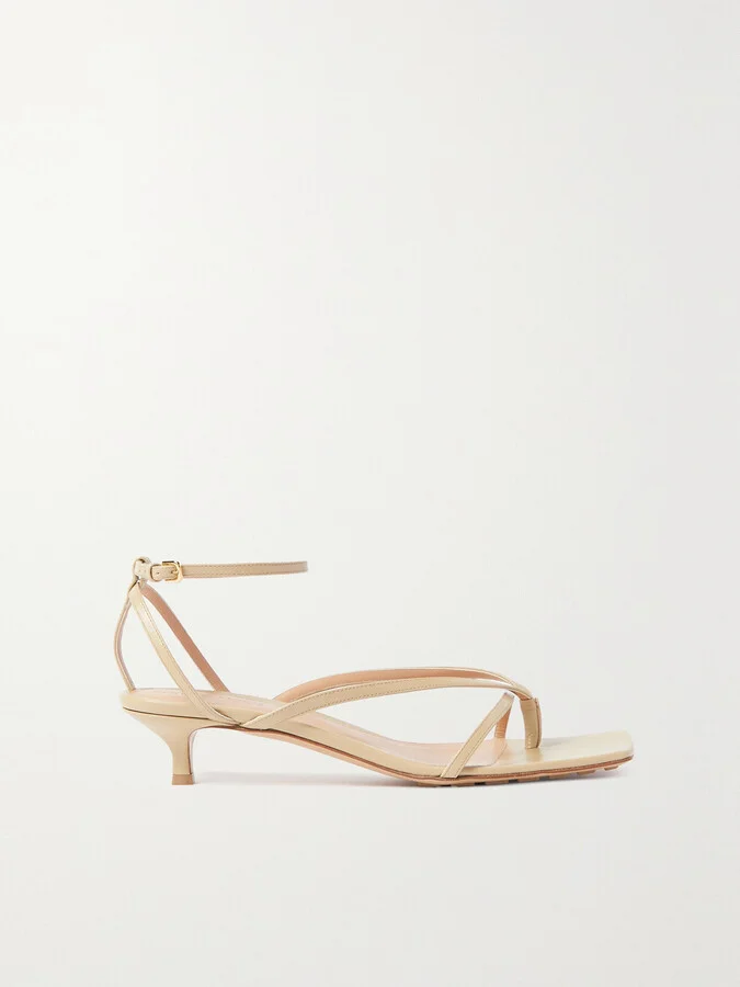 Bottega Veneta - Leather Sandals - Neutrals