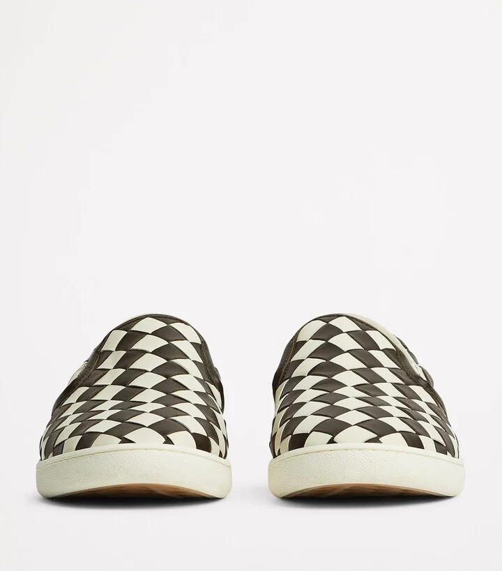 Bottega Veneta Leather Sawyer Sneakers - Image 3