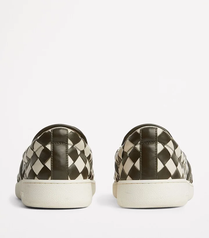 Bottega Veneta Leather Sawyer Sneakers - Image 4