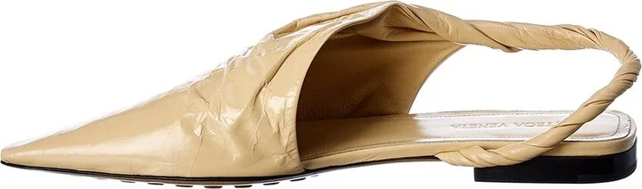 Bottega Veneta Leather Slingback Flat - Image 2