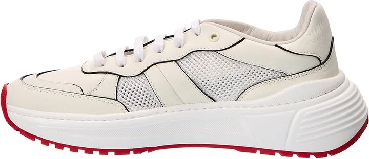 Bottega Veneta Leather Sneaker - Image 2
