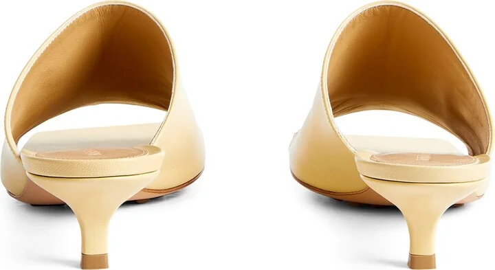Bottega Veneta Leather Stretch Mules 40 - Image 4
