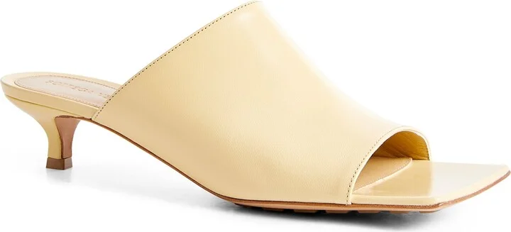 Bottega Veneta Leather Stretch Mules 40 - Image 5