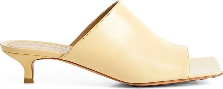 Bottega Veneta Leather Stretch Mules 40