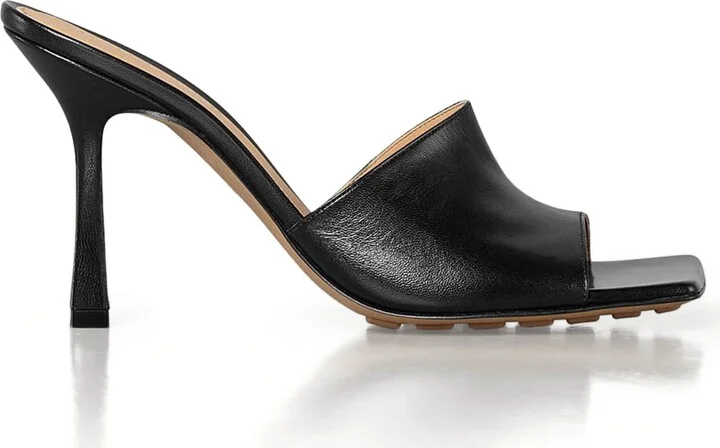 Bottega Veneta Leather Stretch Mules 90