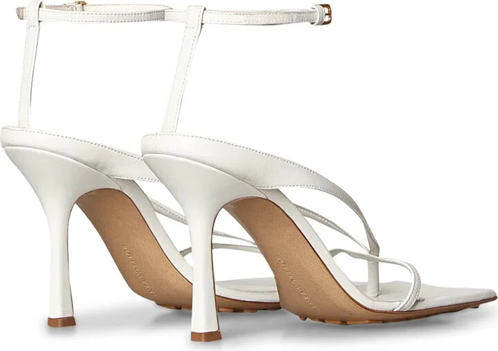 Bottega Veneta Leather Stretch Sandals 90 - Image 3