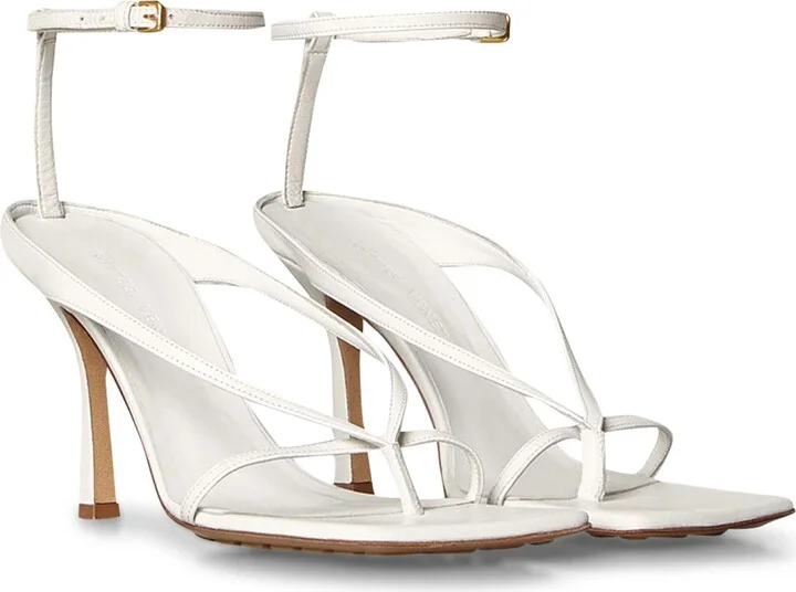 Bottega Veneta Leather Stretch Sandals 90 - Image 4