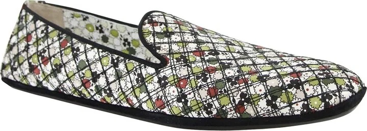 Bottega Veneta Leather-Trim Flat