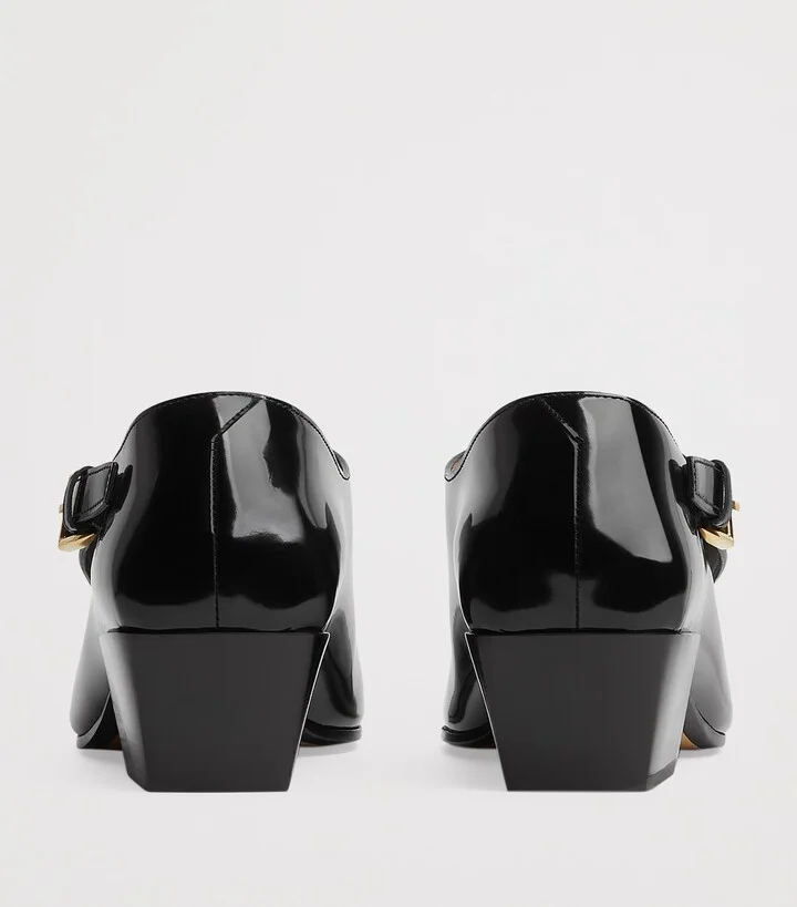 Bottega Veneta Leather Ventura Monk Strap Shoes - Image 3