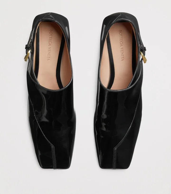 Bottega Veneta Leather Ventura Monk Strap Shoes - Image 4