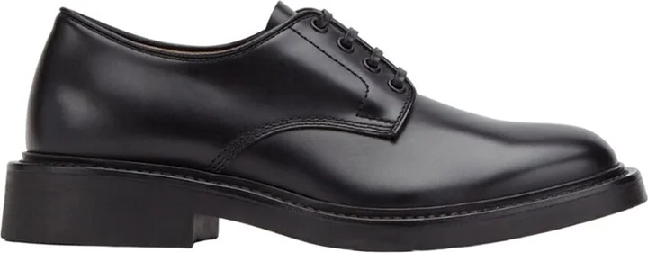 Bottega Veneta Level Lace-Up Leather Derby