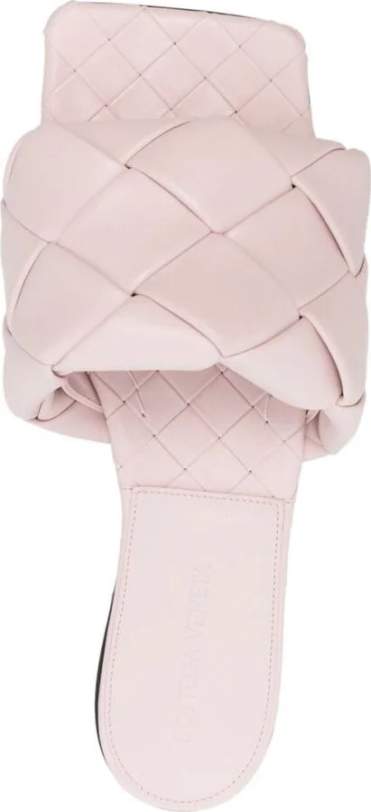 Bottega Veneta Lido Leather Flat Sandals - Image 3