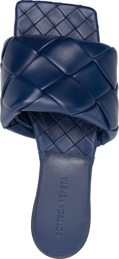 Bottega Veneta Lido Leather Flat Sandals - Image 2