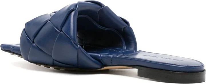 Bottega Veneta Lido Leather Flat Sandals - Image 4