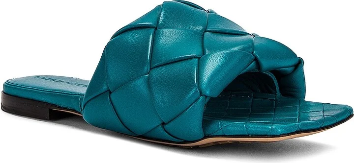 Bottega Veneta Lido Sandals in Blue - Image 2