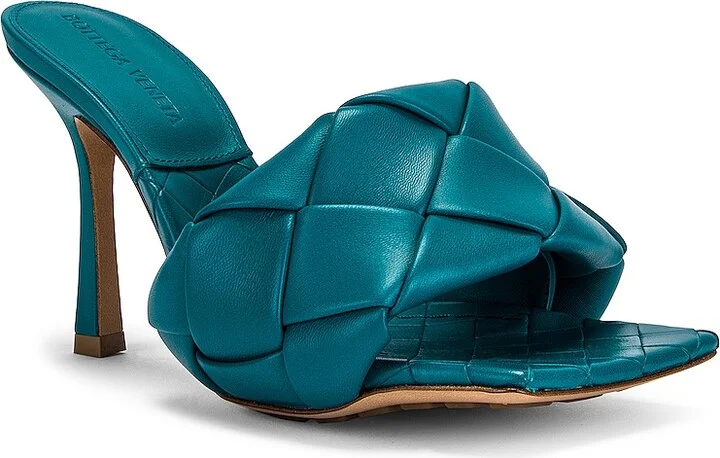 Bottega Veneta Lido Sandals in Blue - Image 2