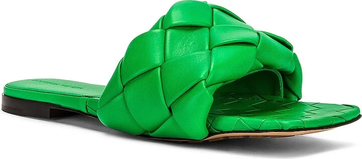 Bottega Veneta Lido Sandals in Green - Image 2