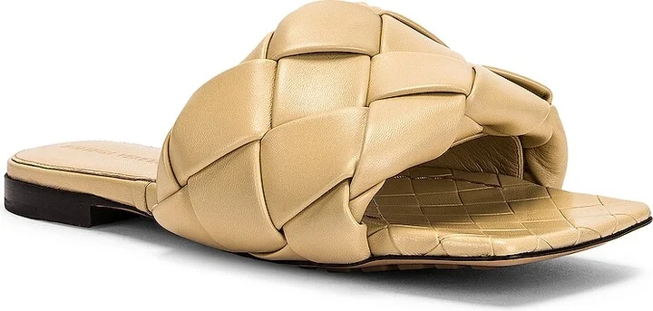 Bottega Veneta Lido Sandals in Neutral - Image 2