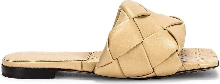 Bottega Veneta Lido Sandals in Neutral