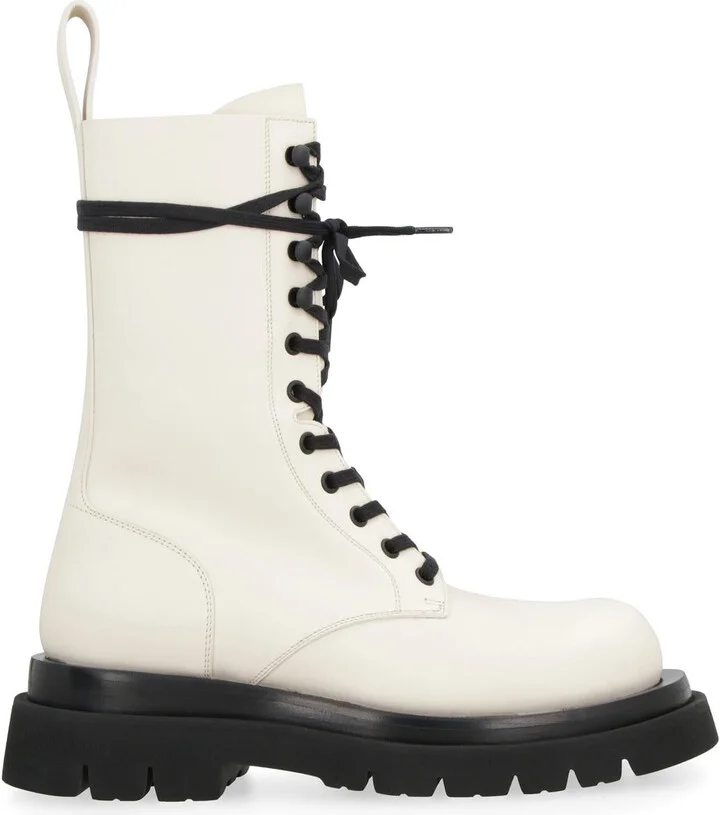 Bottega Veneta Lug Lace-Up Ankle Boots - Image 2