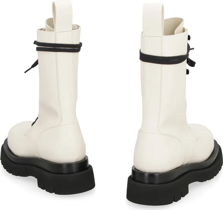Bottega Veneta Lug Lace-Up Ankle Boots - Image 4