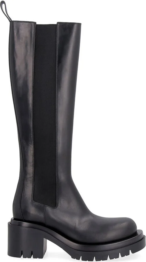 Bottega Veneta Lug Leather Boots