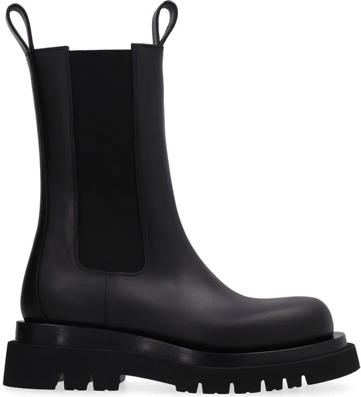 Bottega Veneta Lug Leather Boots