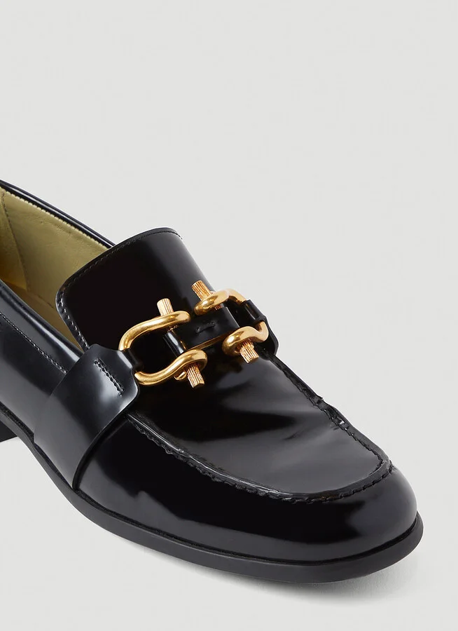 Bottega Veneta Madame Loafers - Woman Loafers Black Eu - 39 - Image 5