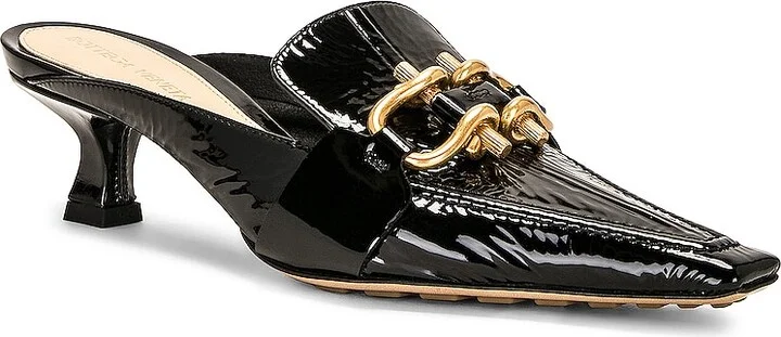 Bottega Veneta Madame Mule Pump in Black - Image 2