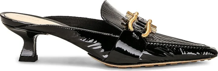 Bottega Veneta Madame Mule Pump in Black