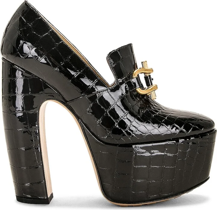 Bottega Veneta Madame Platform Pumps in Black