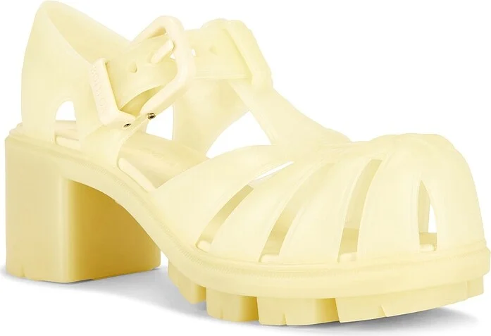 Bottega Veneta Medusa Sandal in Yellow - Image 2