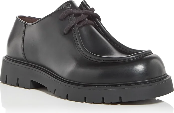Bottega Veneta Men's Haddock Moc Toe Loafers