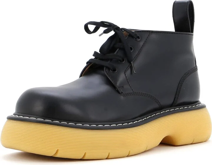 Bottega Veneta Men's Swell Ankle Boots Leather