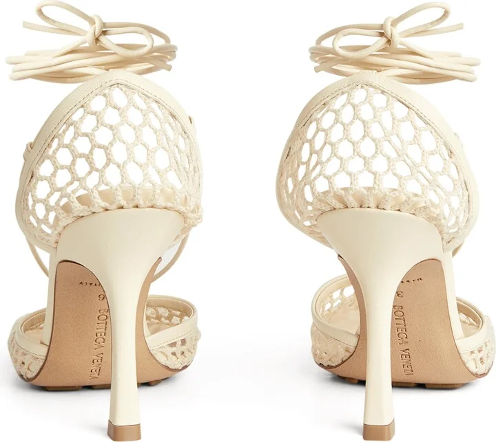 Bottega Veneta Mesh Stretch Sandals 90 - Image 3