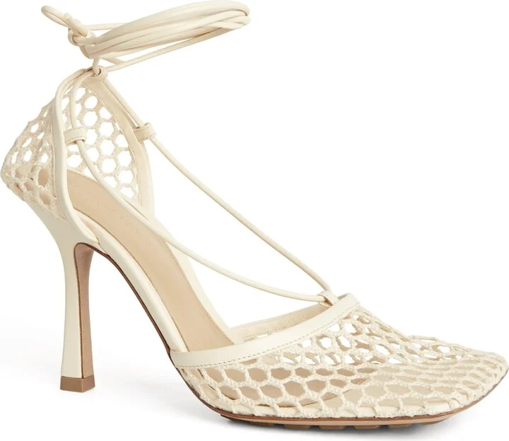Bottega Veneta Mesh Stretch Sandals 90 - Image 4