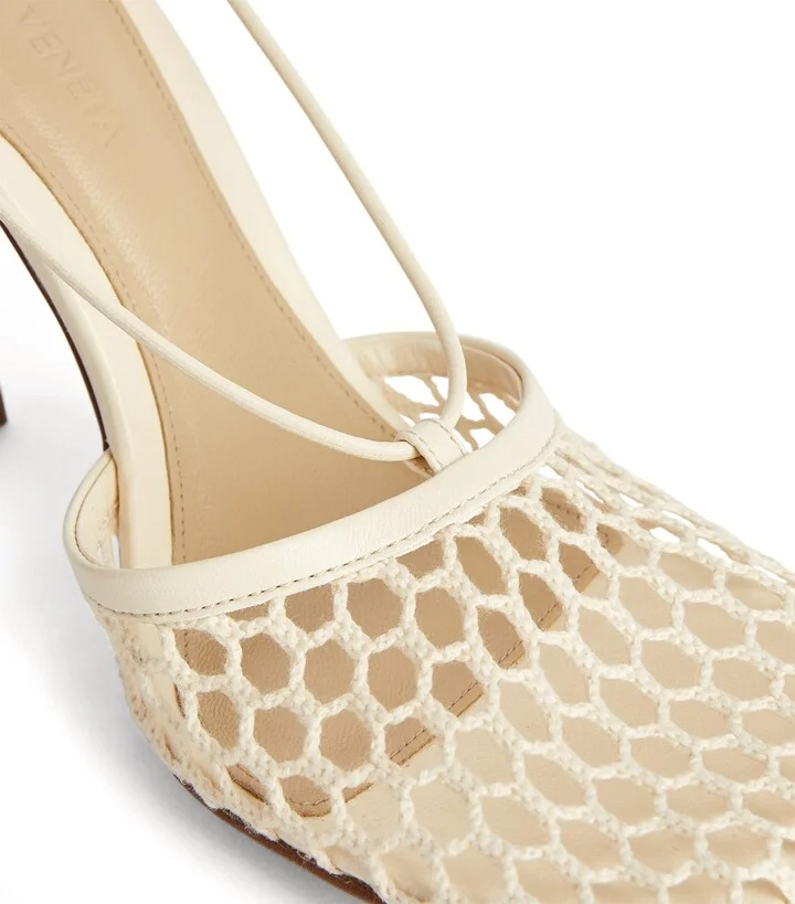 Bottega Veneta Mesh Stretch Sandals 90 - Image 5